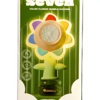 Генератор мыльных пузырей "Цветочек", световые эффекты, работает от батареек
