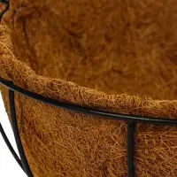 Кашпо подвесное d=35 см, с кокосовым вкладышем "Полусфера"