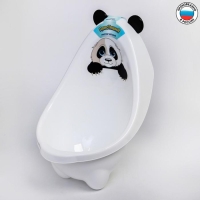 Писсуар детский &laquo;Панда&raquo;, цвет белый