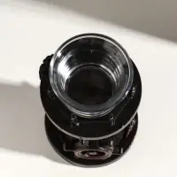 Подсвечник дерево, стекло на 1 свечу "Маяк и штурвал" 8,5х8,5х15,5 см