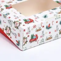 Коробка подарочная новогодняя складная &laquo;Хорошего праздника&raquo;, 10&times;8&times;3.5 см