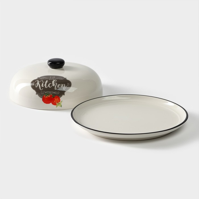 Блинница Доляна &laquo;Гурман&raquo;, d=23 см, цвет белый