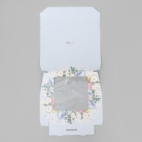 Кондитерская упаковка, коробка с ламинацией &laquo;Расцветай&raquo;, 20 х 20 х 4 см