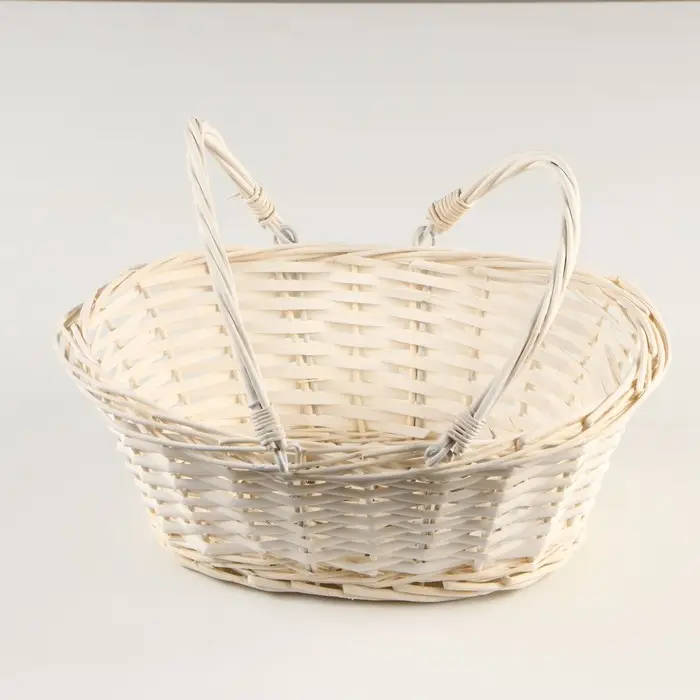 Корзинка с подвижными ручками, 32 х 25 х 13 см, ива