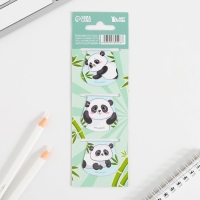 Закладки магнитные для книг, 3 шт &laquo;Панда&raquo;