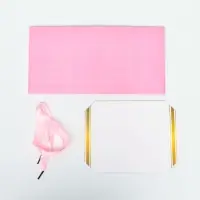 Коробка Самосборная розовая 15х15х15 см