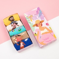 Набор носков KAFTAN "Good vibes" 5 пар, р-р 35-38 Набор носков KAFTAN "Good vibes" 5 пар, р-р 35-38