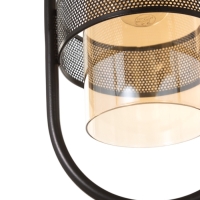 Светильник "Линда" 1х40Вт Е27 черный 15х15х31(+100)см Светильник "Линда" 1х40Вт Е27 черный 15х15х31(+100)см