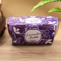 Набор свечей "SCENTED CANDLE" 100 гр, лавандовые поля