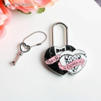 Замок свадебный с ключом любви &laquo;Ты + Я = Семья&raquo;.