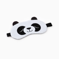 Маска для сна фигурная &laquo;Панда&raquo;, цвет белый