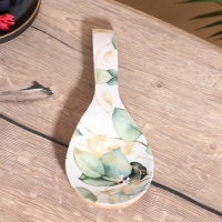 Подставка под ложку "Листья" дерево манго 25,5х9х3,8 см