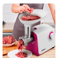 Мясорубка электрическая с насадками КТ-2132 - 300 Вт