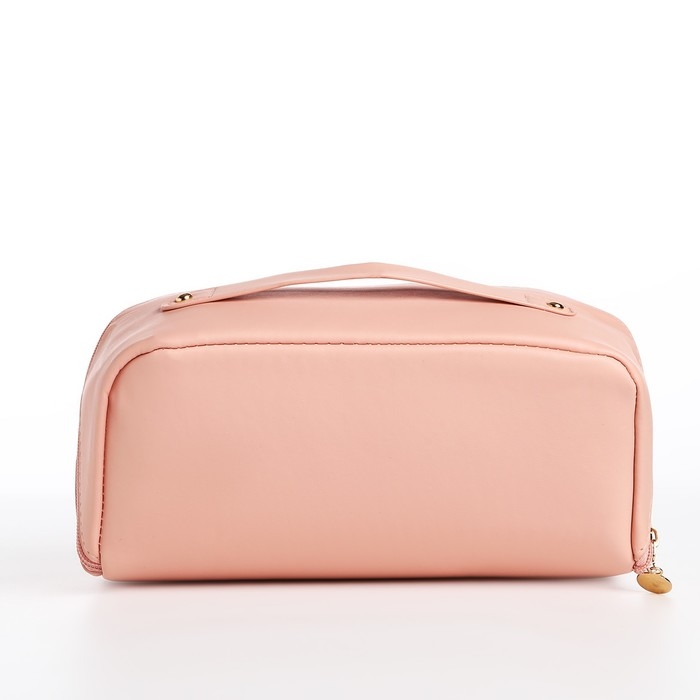 Косметичка на молнии, цвет розовый