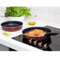 Набор посуды Ingenio Black 5, 3 предмета, красный