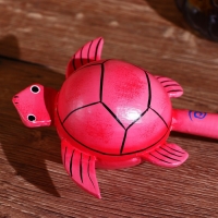 Сувенирный музыкальный инструмент Маракас "Черепашка" дерево 22 см Сувенирный музыкальный инструмент Маракас "Черепашка" дерево 22 см