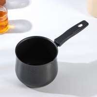 Турка &laquo;Мортен&raquo;, 600 мл, 20,5&times;9,7&times;8,5, пластиковая ручка, антипригарное покрытие, цвет чёрный