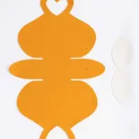 Кожанная подарочная сумочка 10,5 х 5 х 6 см желтая