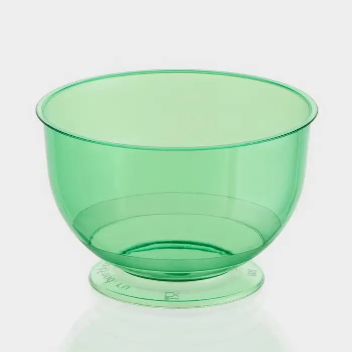 Креманка пластиковая одноразовая для фуршета &laquo;Кристалл&raquo;, 200 мл, зелёная