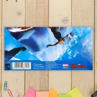 Конверт для денег, 16.5 х 8 см &laquo;С днём рождения, герой!&raquo;, Мстители