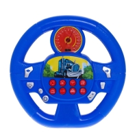Музыкальный руль &laquo;Весело рулим&raquo;, работает от батареек, цвета микс