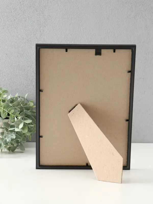 Фоторамка "Радуга" 21х30 см,  с подножкой, набор 3 шт, (пластиковый экран), чёрный