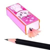 Точилка пластиковая прямоугольная, &laquo;Коты аристократы&raquo;