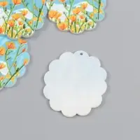 Декор для творчества акрил "Жёлтые тюльпаны" 0,2х3,5х3,9 см