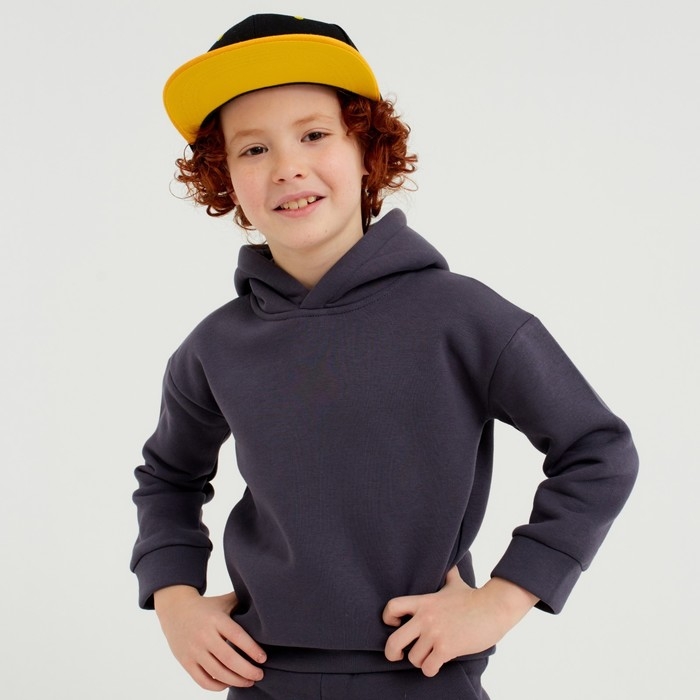 Бейсболка с прямым козырьком для мальчика MINAKU, размер 54, цвет чёрный/жёлтый