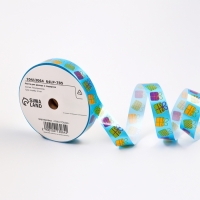 Лента для декора и подарков, "Подарки", голубой, 2 см х 50 м Лента для декора и подарков, "Подарки", голубой, 2 см х 50 м