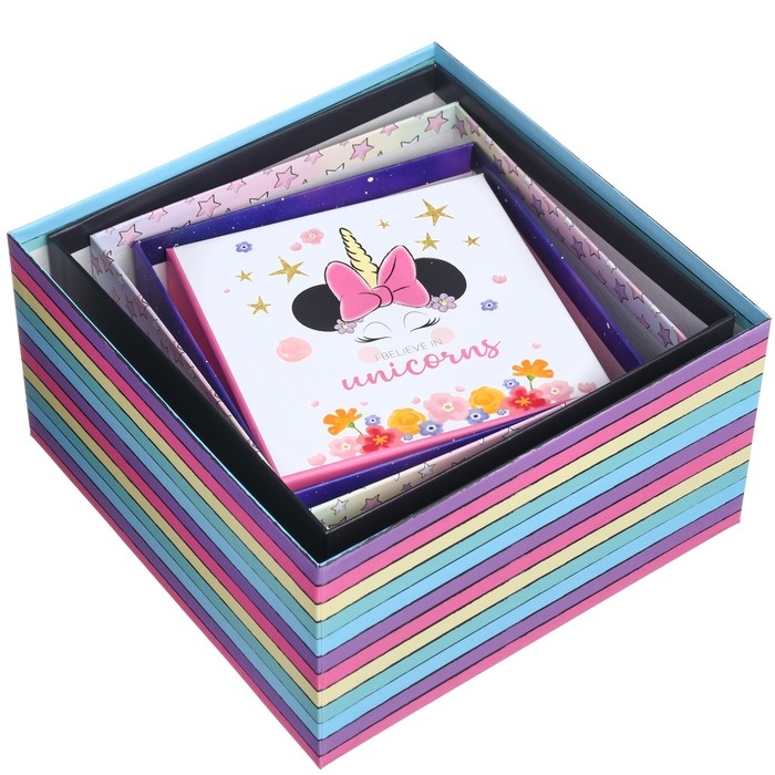 Набор коробок 5 в 1 "Unicorn", Минни Маус