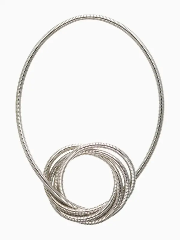 Браслет металл &laquo;Обруч&raquo; трансформируется в кулон, цвет серебро