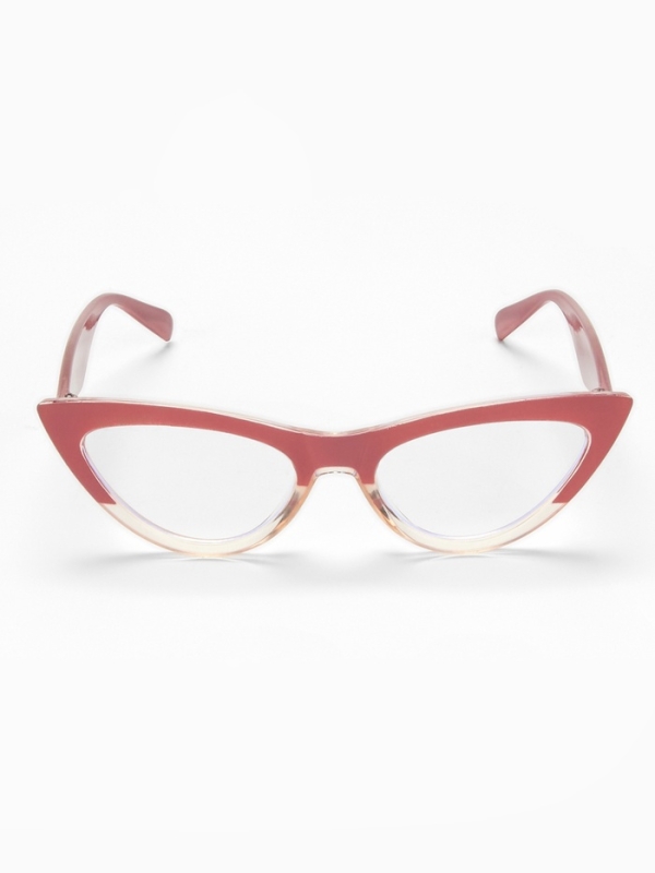 Очки имиджевые женские, для компьютера, ширина 15.2 см, дужка 14 см, линза 6.8 х 4.5 см