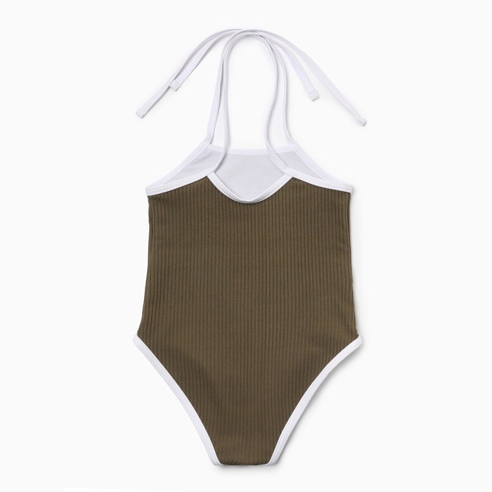 Купальник слитный детский MINAKU цвет зелёный, рост 110-116 см