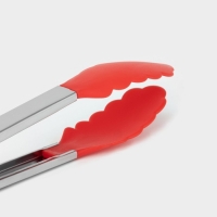 Щипцы универсальные для гарнира Доляна &laquo;Лист&raquo;, 28 см, цвет МИКС