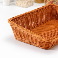 Корзина для продуктов Доляна, 39&times;26&times;10 см, цвет коричневый