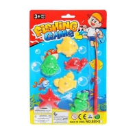 Рыбалка &laquo;Ловись рыбка&raquo;: 1 удочка, 6 рыбок, МИКС