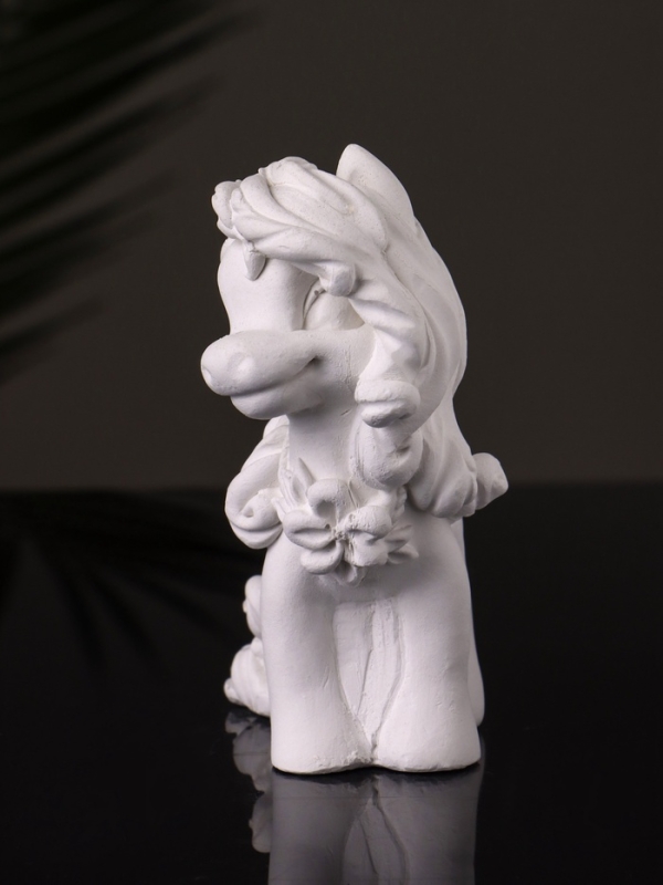 Статуэтка "Пони Красотка" 10х7х5 см, натуральный