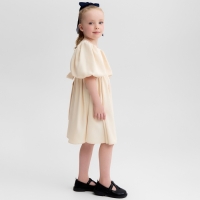 Платье для девочки, MINAKU :Party Dress, цвет молочный, рост 128 см