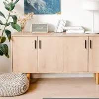 Ручка-скоба С-35, пластик 96 и 128 мм, чёрная, матовая