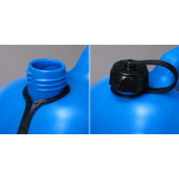 Канистра ГСМ &laquo;Звезда&raquo;, 10 л, с заливным устройством, крышка МИКС