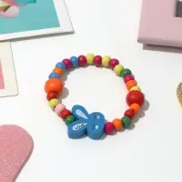 Браслет детский &laquo;Выбражулька&raquo; зайчик сонный на радуге, цвет МИКС