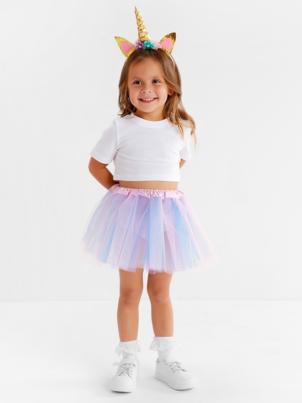 Набор для фотосессии KAFTAN Набор для фотосессии KAFTAN "Единорог": юбка трехслойная и ободок, 25 см