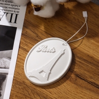 Аромакулон (аромакамень) "Париж" для локальной ароматизации воздуха арома маслами, 10х8 см, натураль