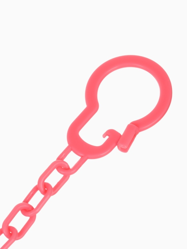 Пустышка классическая, с держателем, +0мес., цвет розовый