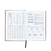 Ежедневник недатир А5 160л Небраска бордо