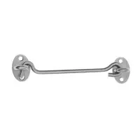 Крючок ветровой LOCKLAND KV001, L=150 мм, нержа, цвет хром, 2 шт