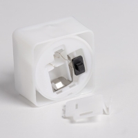 Ночник "Свеча квадрат" LED 0,5Вт от батареек 3хAG10 белый 4х4х4,5 см RISALUX