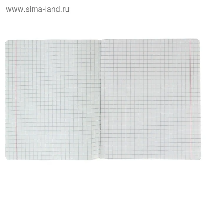 Тетрадь 12 листов крупная клетка &laquo;Зелёная обложка&raquo;, с таблицей умножения, термоупаковка 25 шт.
