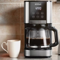 Кофеварка электрическая капельная 1000 Вт КТ-7222